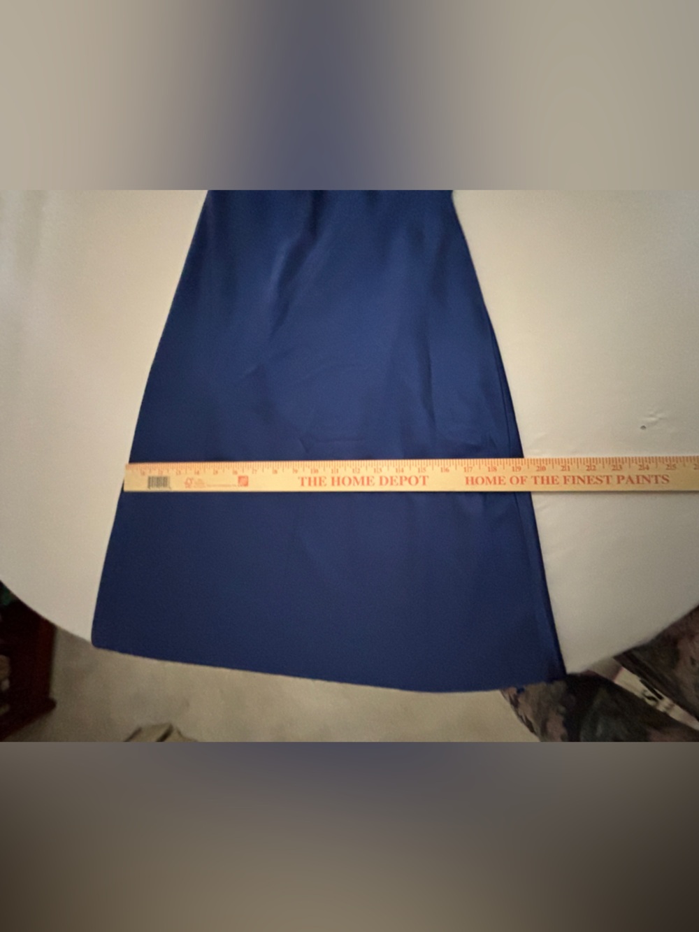Royal Blue Slinky Strapless Form-fitting Dress ~ New Women’s Size 10 - Picture 7 of 15